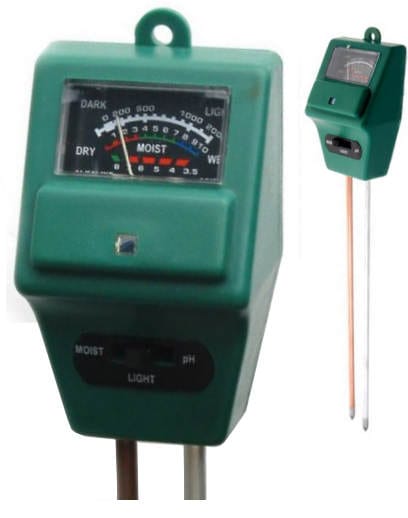 Měřič vlhkosti a kyselosti půdy PMH35 + měřič osvětlení pH půdní vlhkoměr pro květiny