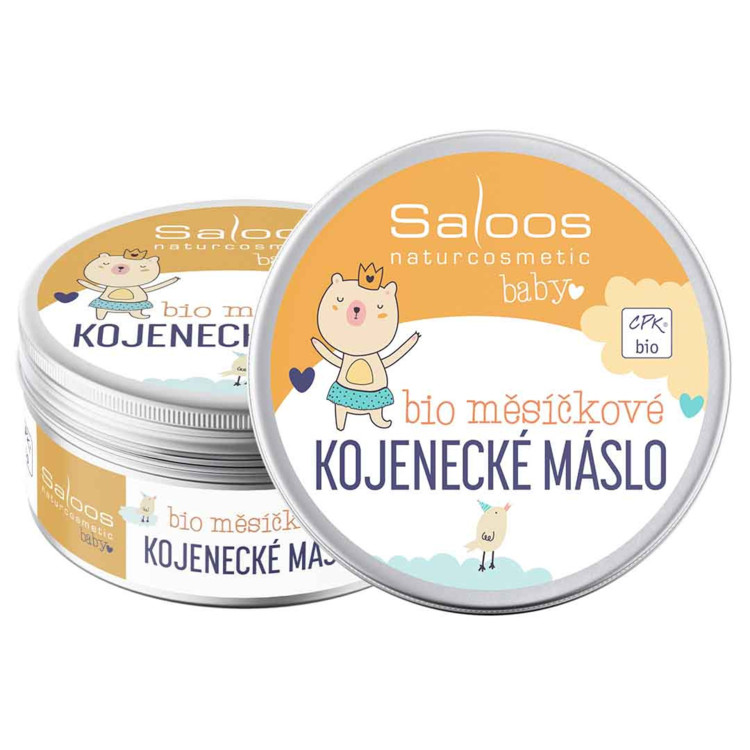 Šlehané bio měsíčkové kojenecké máslo, 150ml