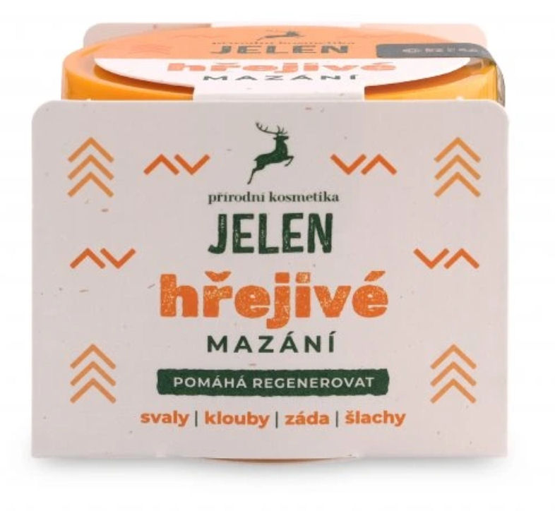 Jelen - hřejivé mazání 250ml