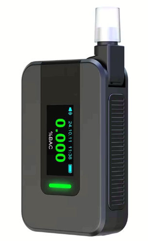 Alkoholtester- digitální detektor alkoholu elektrochemický Hutermann HA-D1000