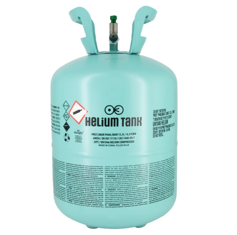 Helium na 50 balónků.