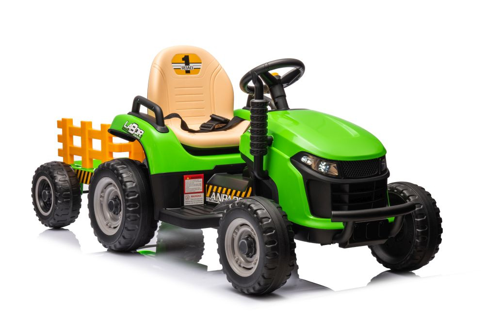 Bateriový traktor, zelený 2x45W.
