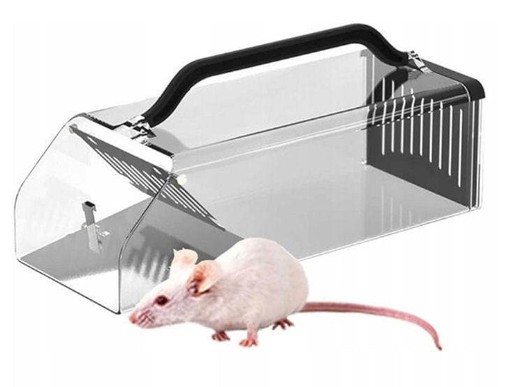 Živolovná past na krysy, myši a jiné hlodavce XL plastová 30x12x9 cm.