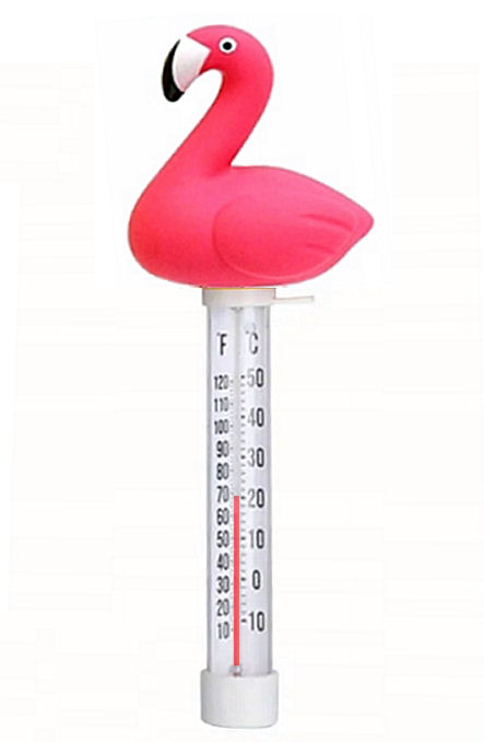 Teploměr plovoucí bazénový – pelikán..