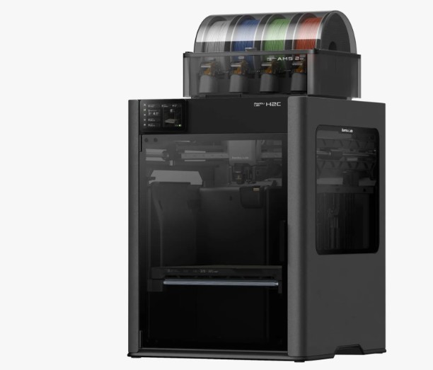 Bambu Lab H2S s AMS – Vylepšený nástupce 3D tiskárny X1 Carbon.