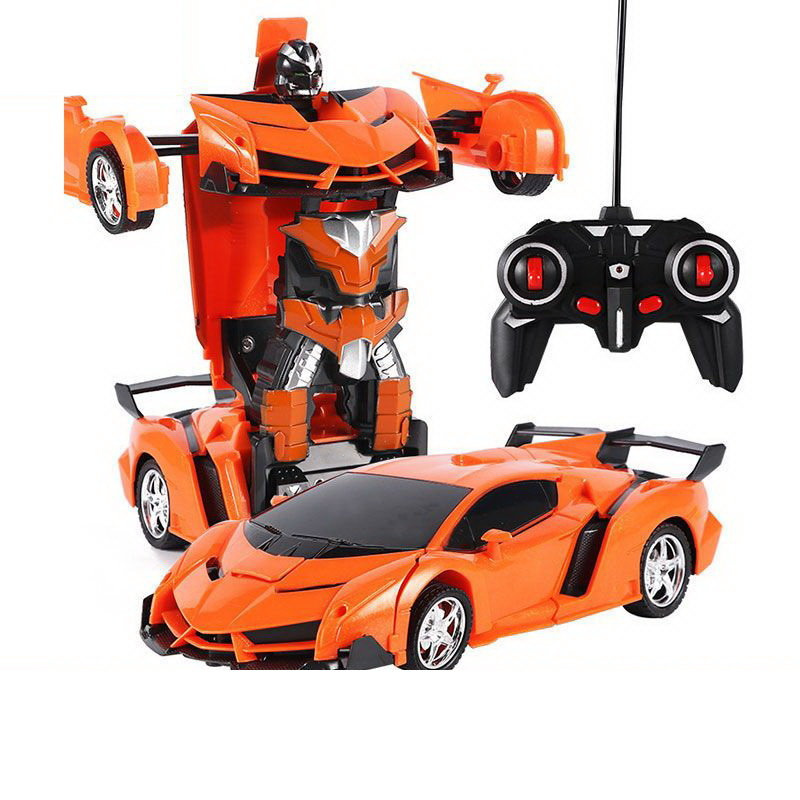 Auto-Robot Transformer RC 2v1 na dálkové ovládání - oranžový