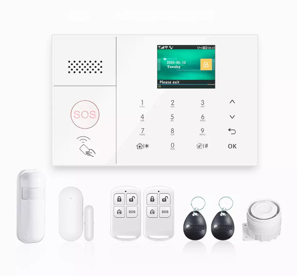 Bezdrátový domovní GSM alarm s Wi-Fi, GSM telefonem a SOS voláním HG-240-EN - TUYA